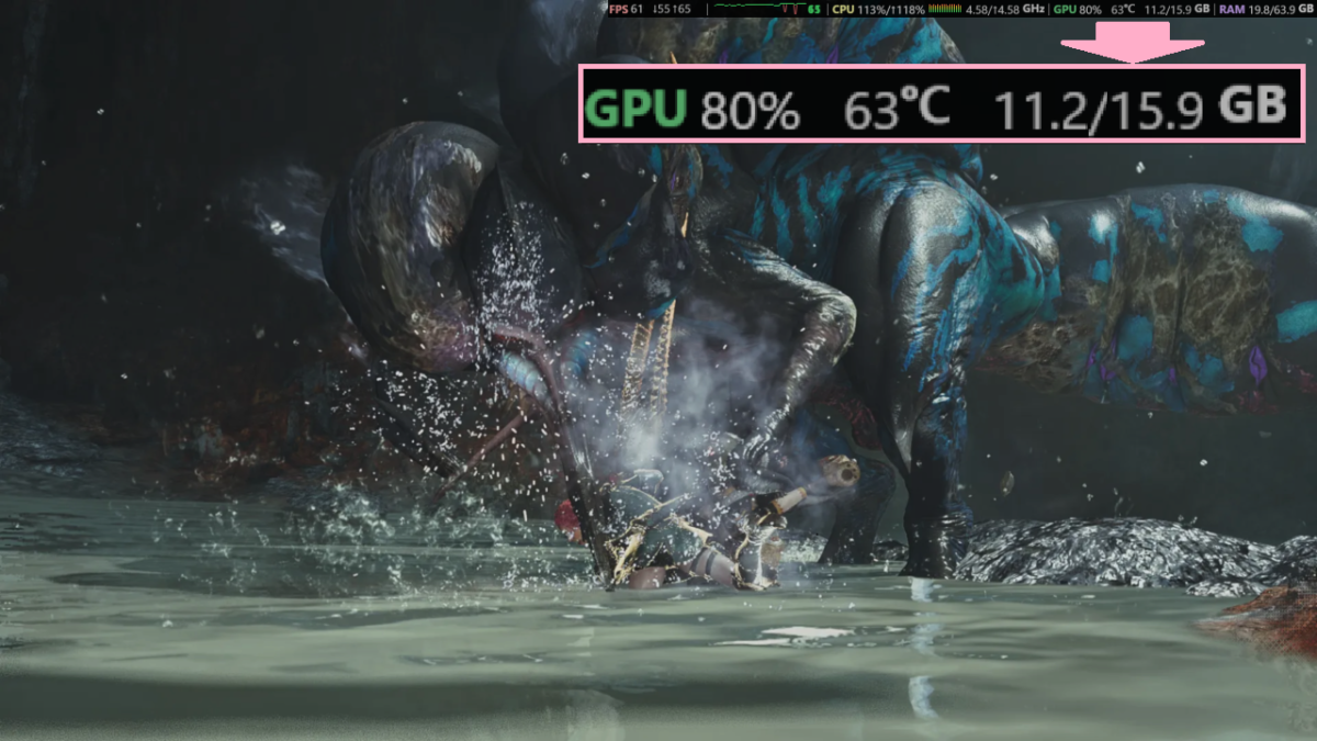 モンハンワイルズ RX9060XT ププロポル戦 63度