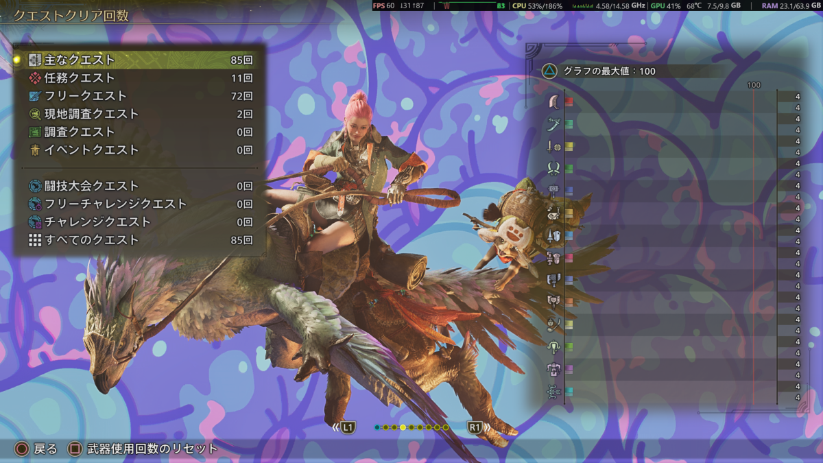 モンハンワイルズ周回4