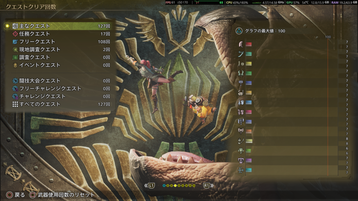 モンハンワイルズ周回7