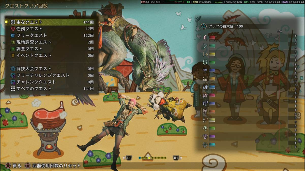 モンハンワイルズ周回8