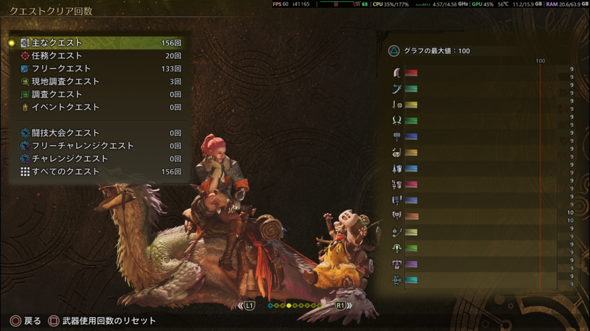 モンハンワイルズ周回9