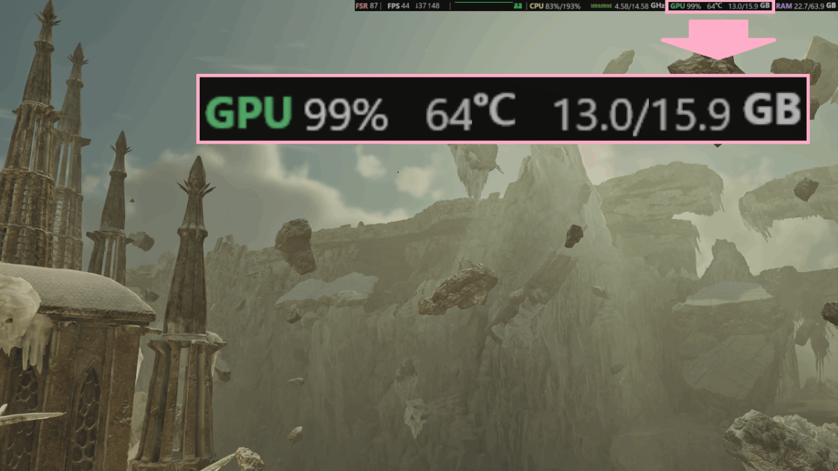Steam パフォーマンスモニター (GPU)