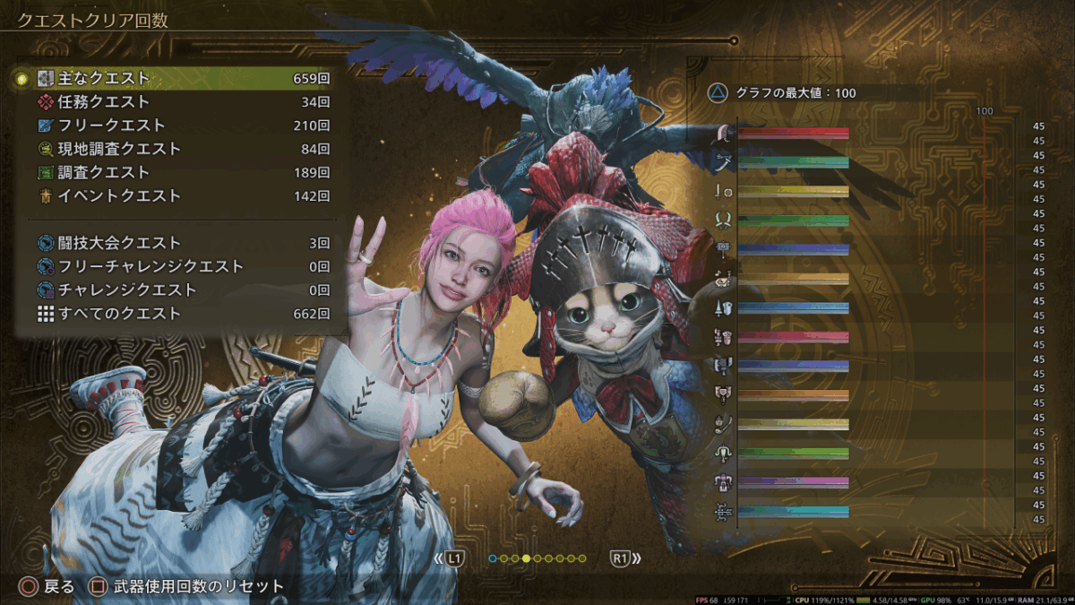 モンハンワイルズ周回45