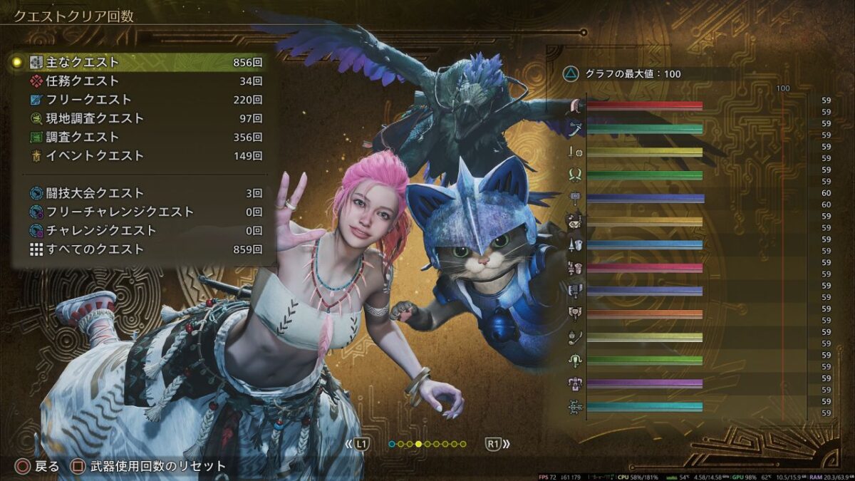 モンハンワイルズ 周回59