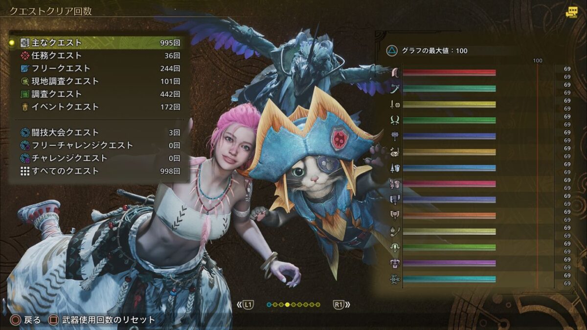 モンハンワイルズ 周回69