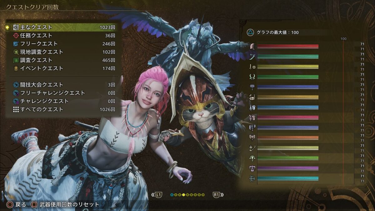 モンハンワイルズ 周回71